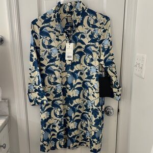 NWT Tuckernuck Bonnie Blossom Megan Dress - Bonnie Blue Floral Print size M